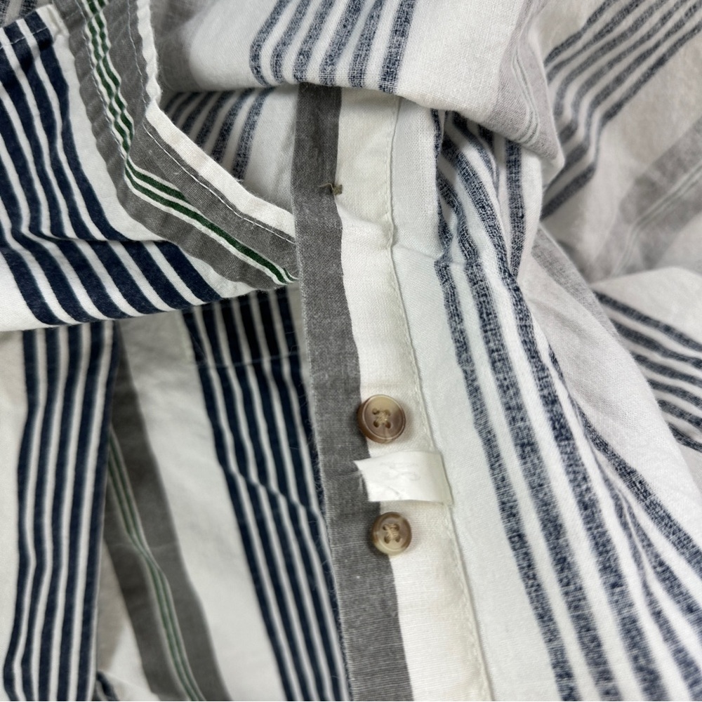 VTG Sierra Pacific Vertical Stripes XL Button Down Short Sleeve‎ Shirt - Picture 11 of 11